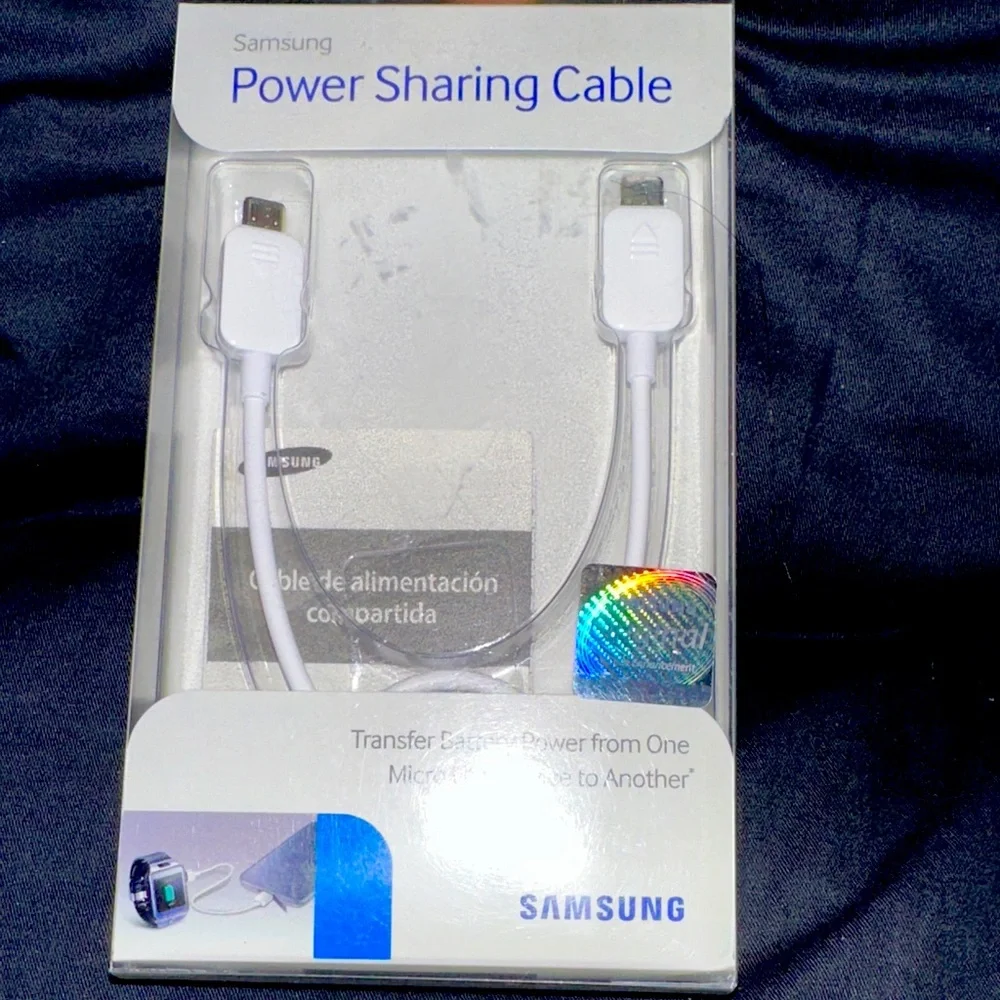 Samsung White Power Sharing Cable